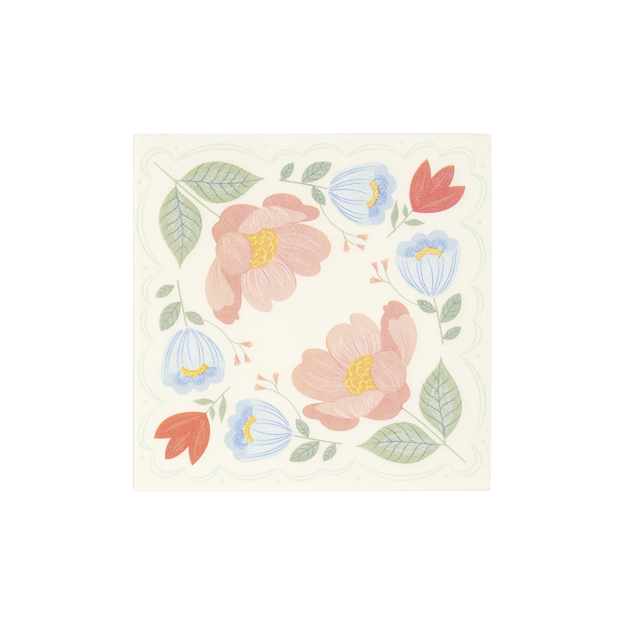Floral Cocktail Napkins