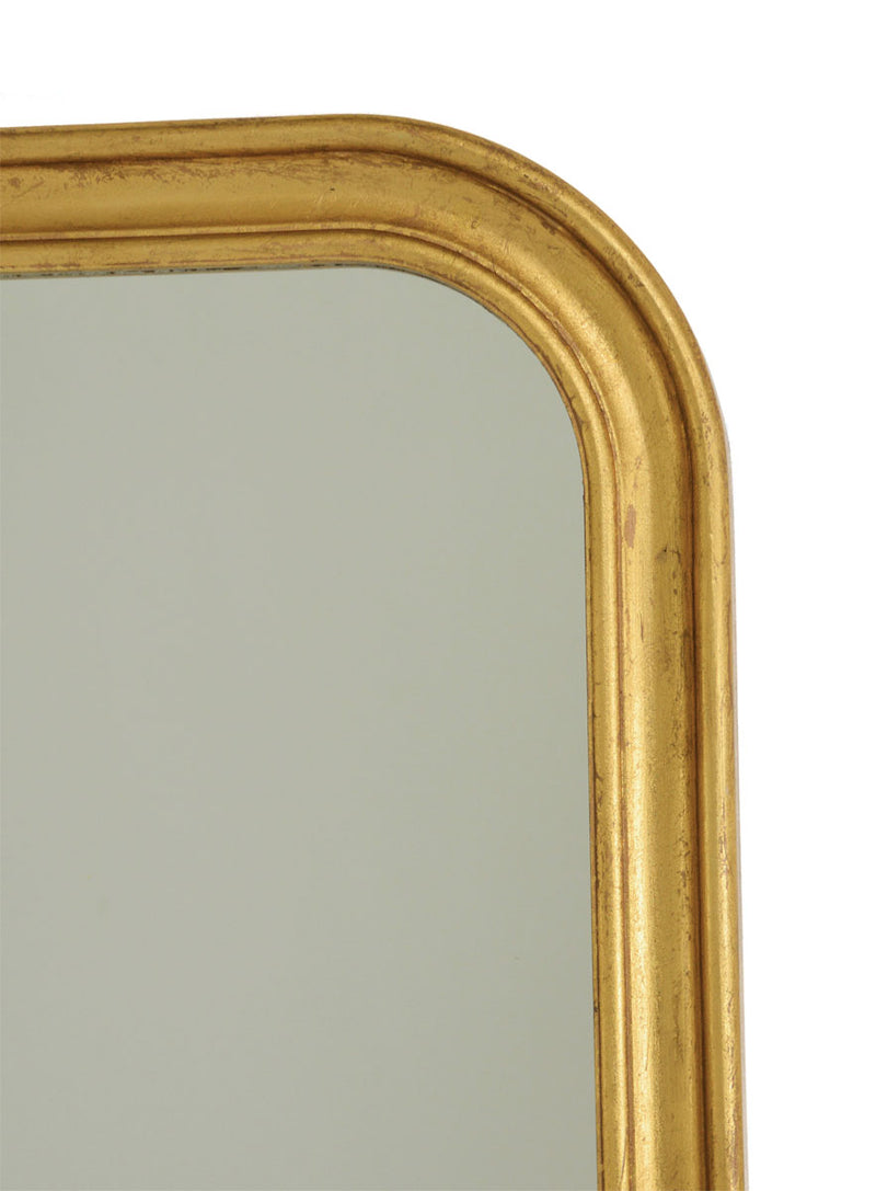 Gold Louis Philippe Wall Mirror, Small