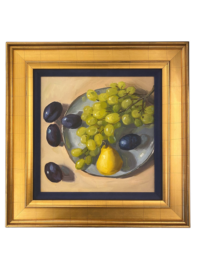 Pear Plums and Grapes