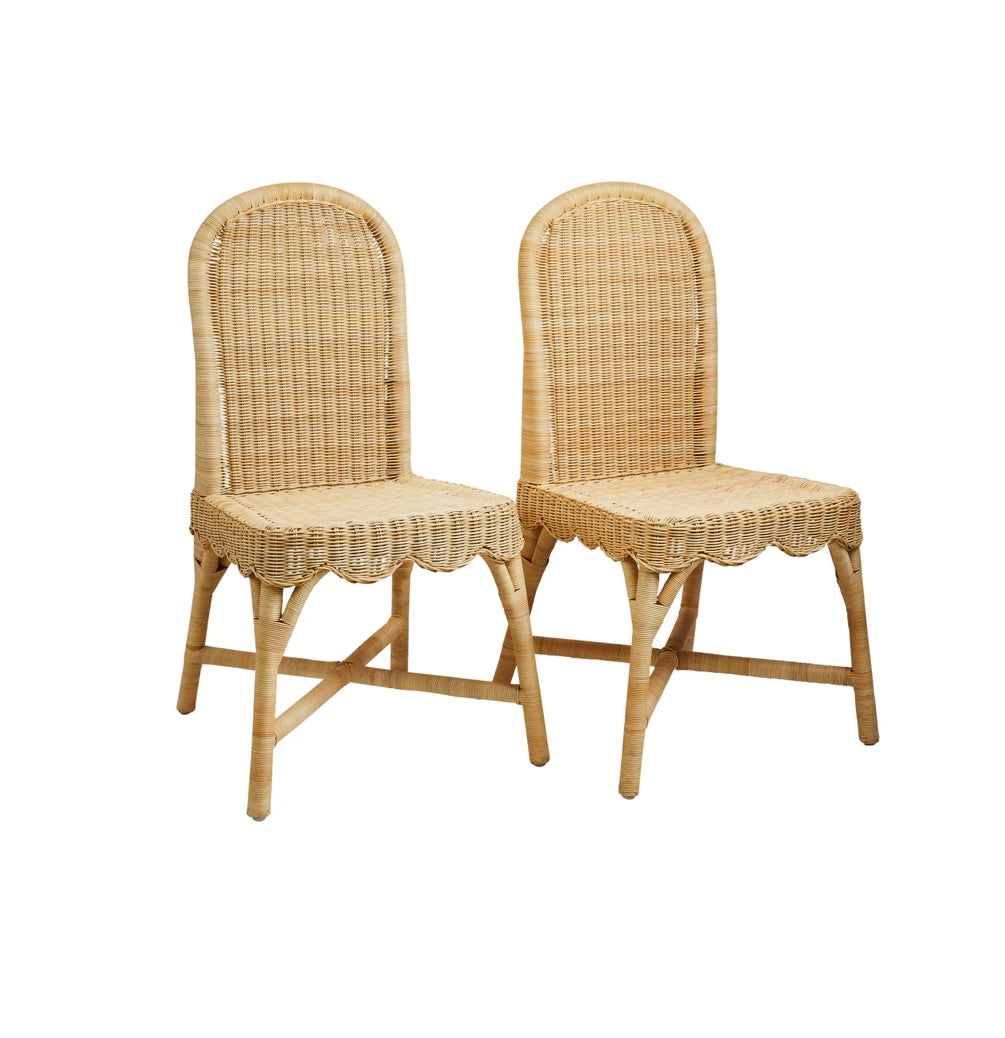 Linton Scalloped Side Chair