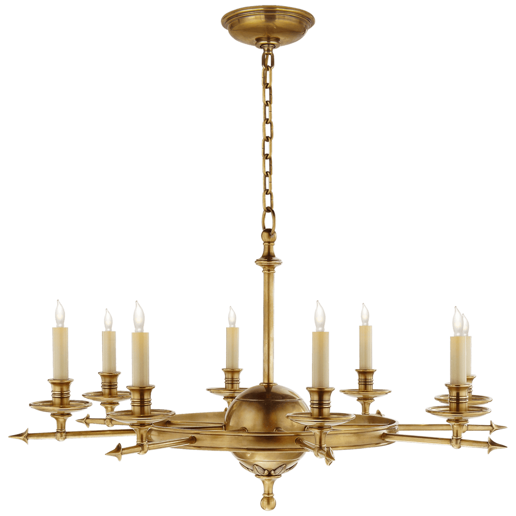 Leaf and Arrow Chandelier