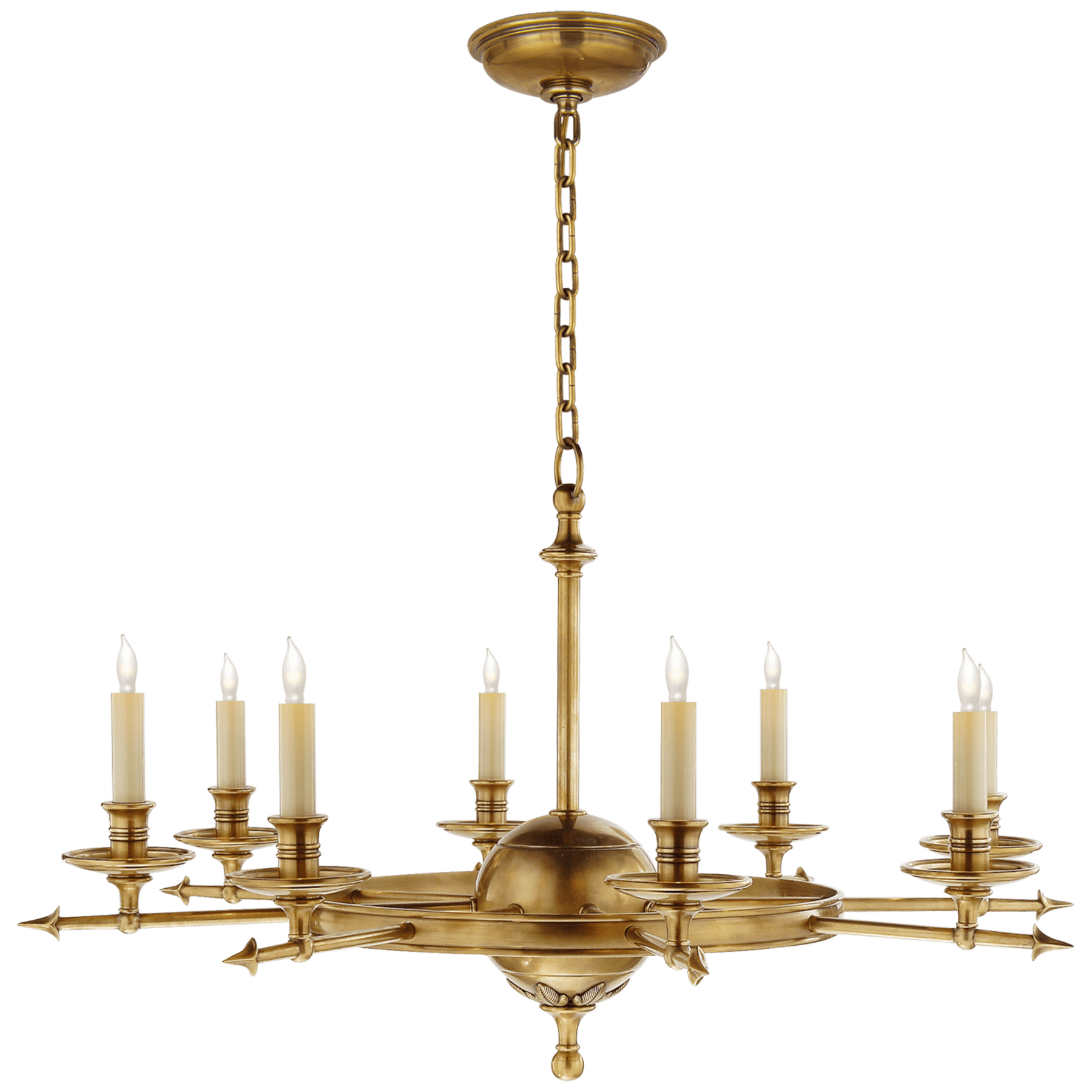 Leaf and Arrow Chandelier