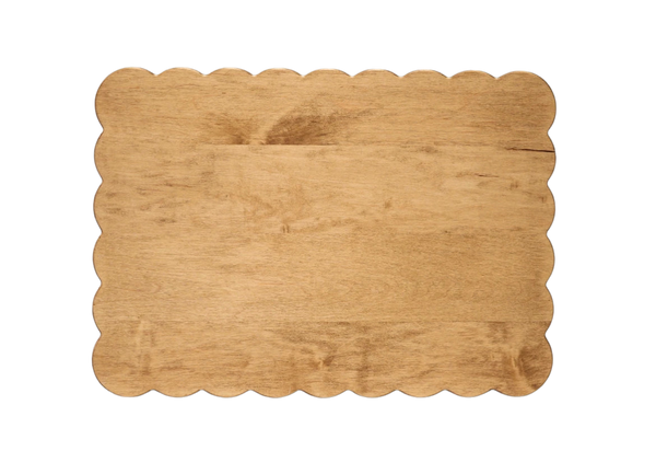 Harvest Board Rectangle Scallop