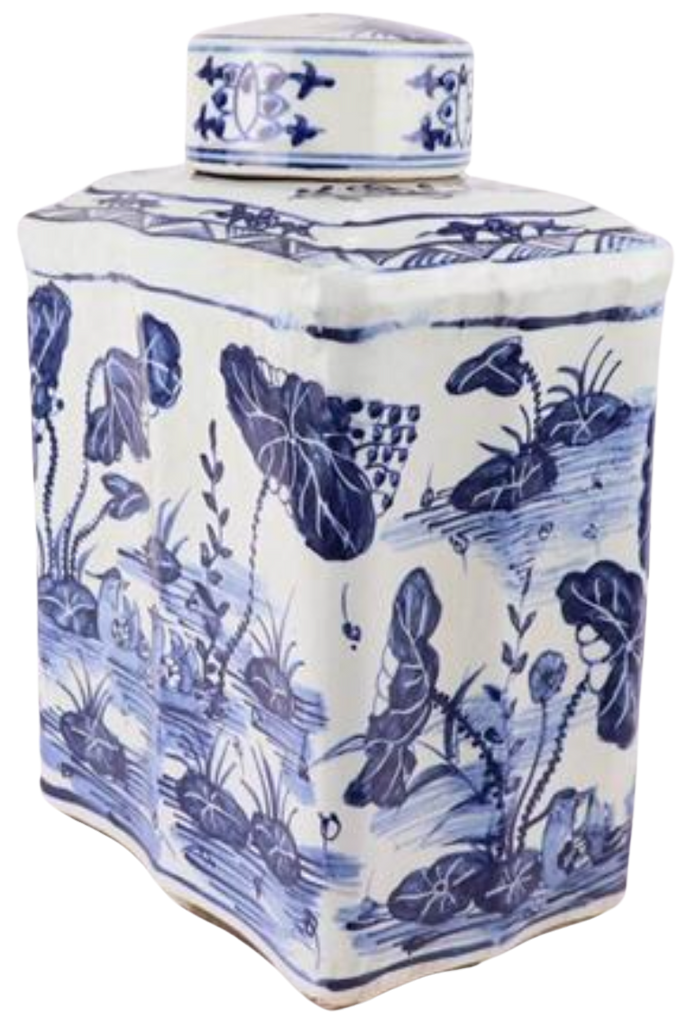 Garden Pond Lidded Jar