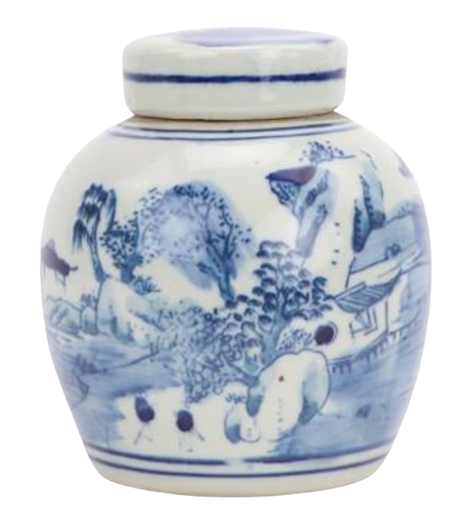 Chinoiserie Mini Ginger Jars