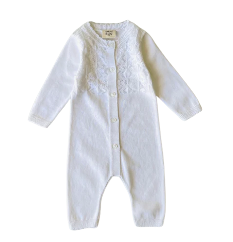 White top jumpsuit baby