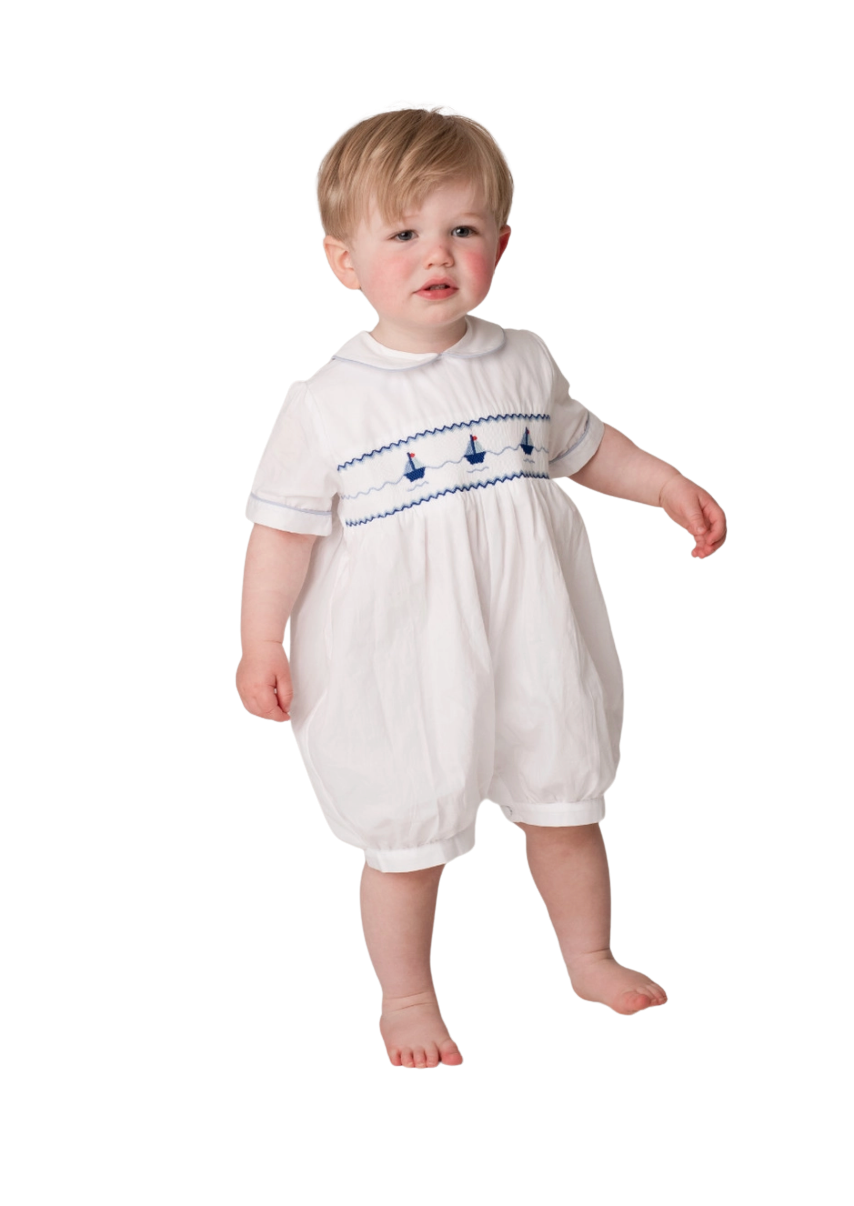 George Smocked Romper