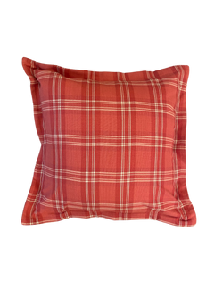 Red Plaid Pillow