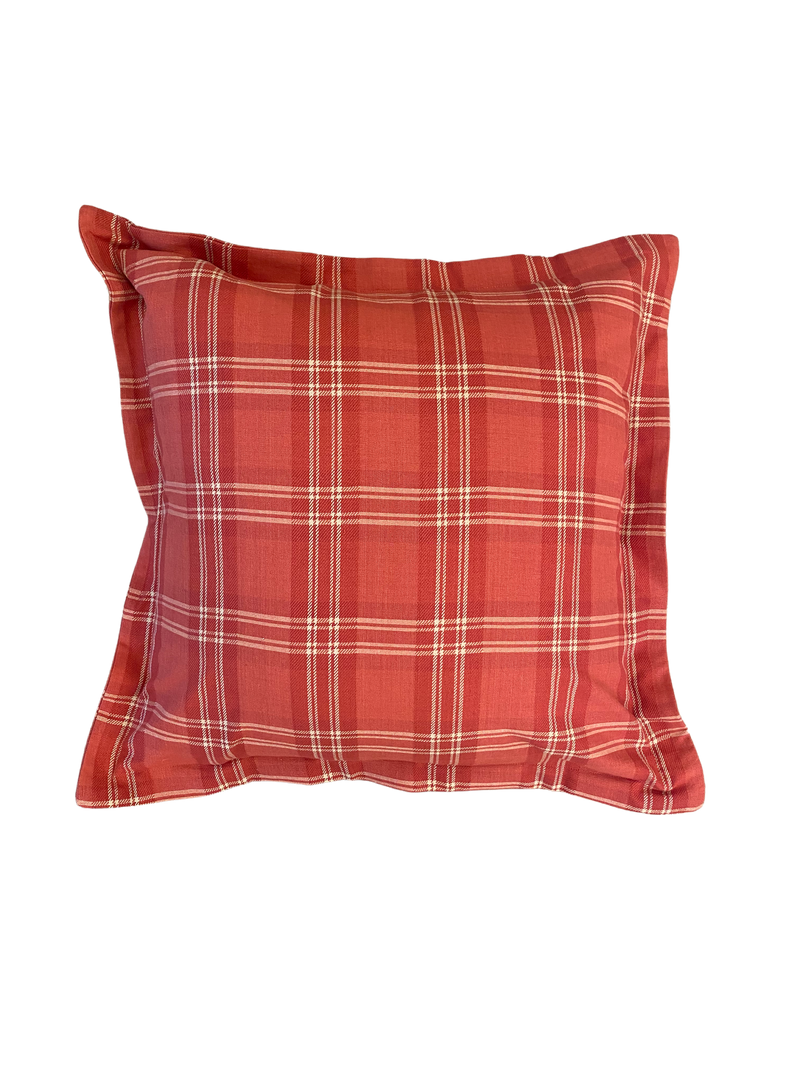 Red Plaid Pillow