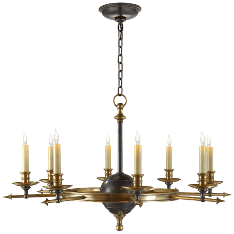 Leaf and Arrow Chandelier