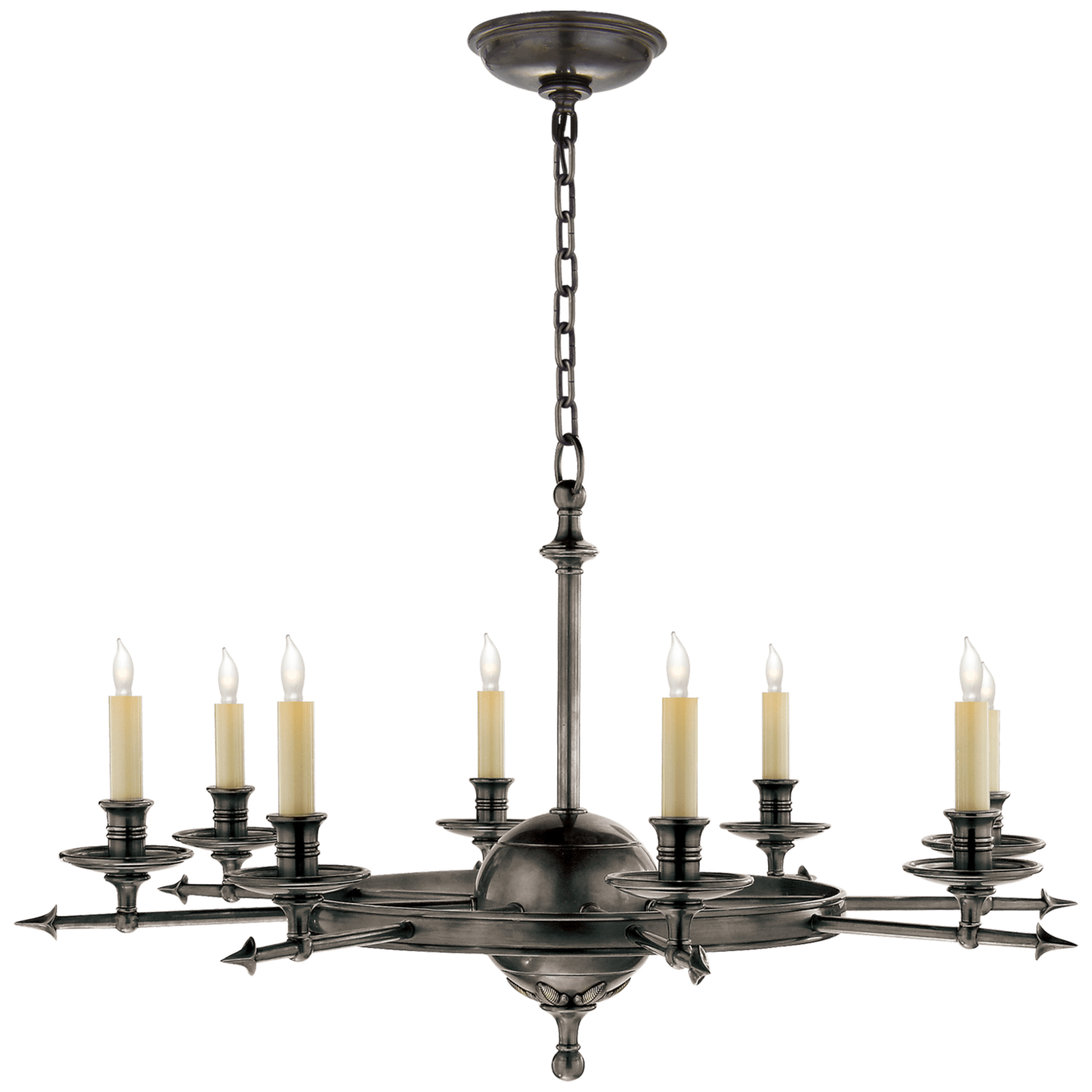 Leaf and Arrow Chandelier