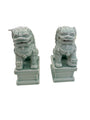 Mini Celedon Foo Dogs, set of 2