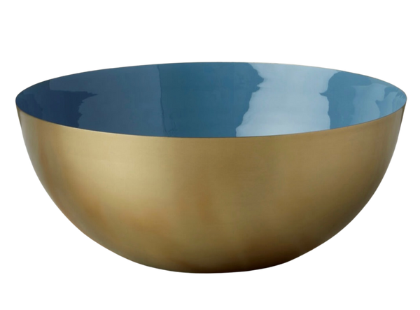 Brass & Enamel Bowl