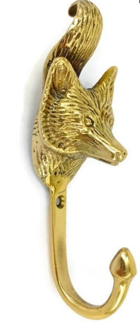Brass Fox Hook