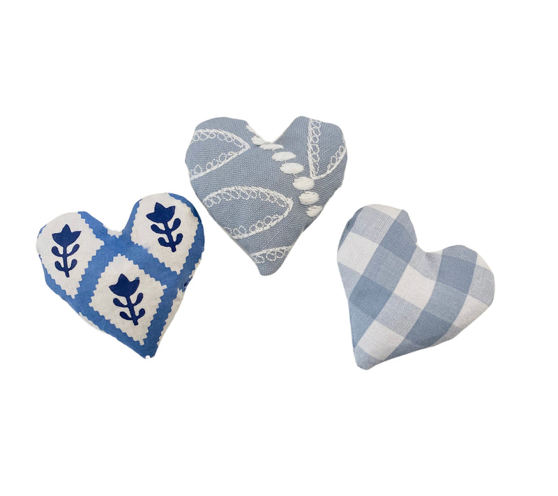 Mini Heart Sachets- Set of 3