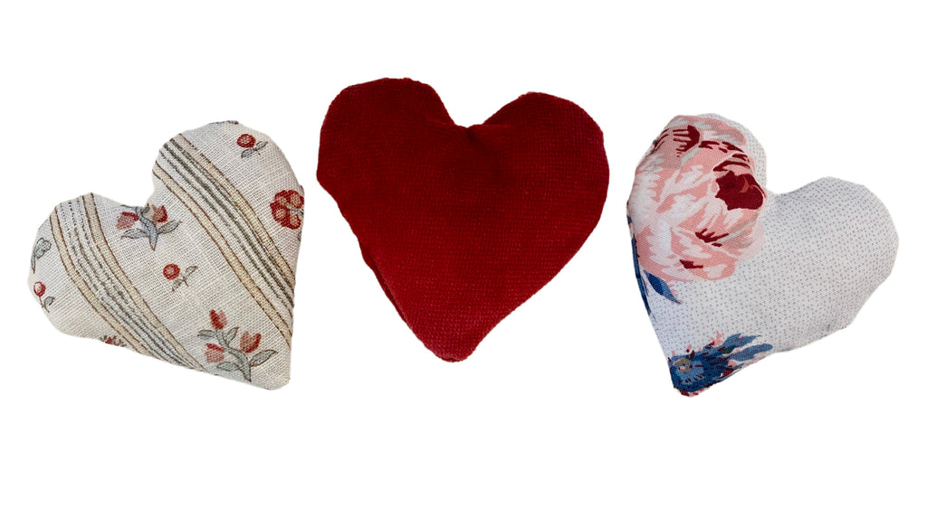 Mini Heart Sachets- Set of 3
