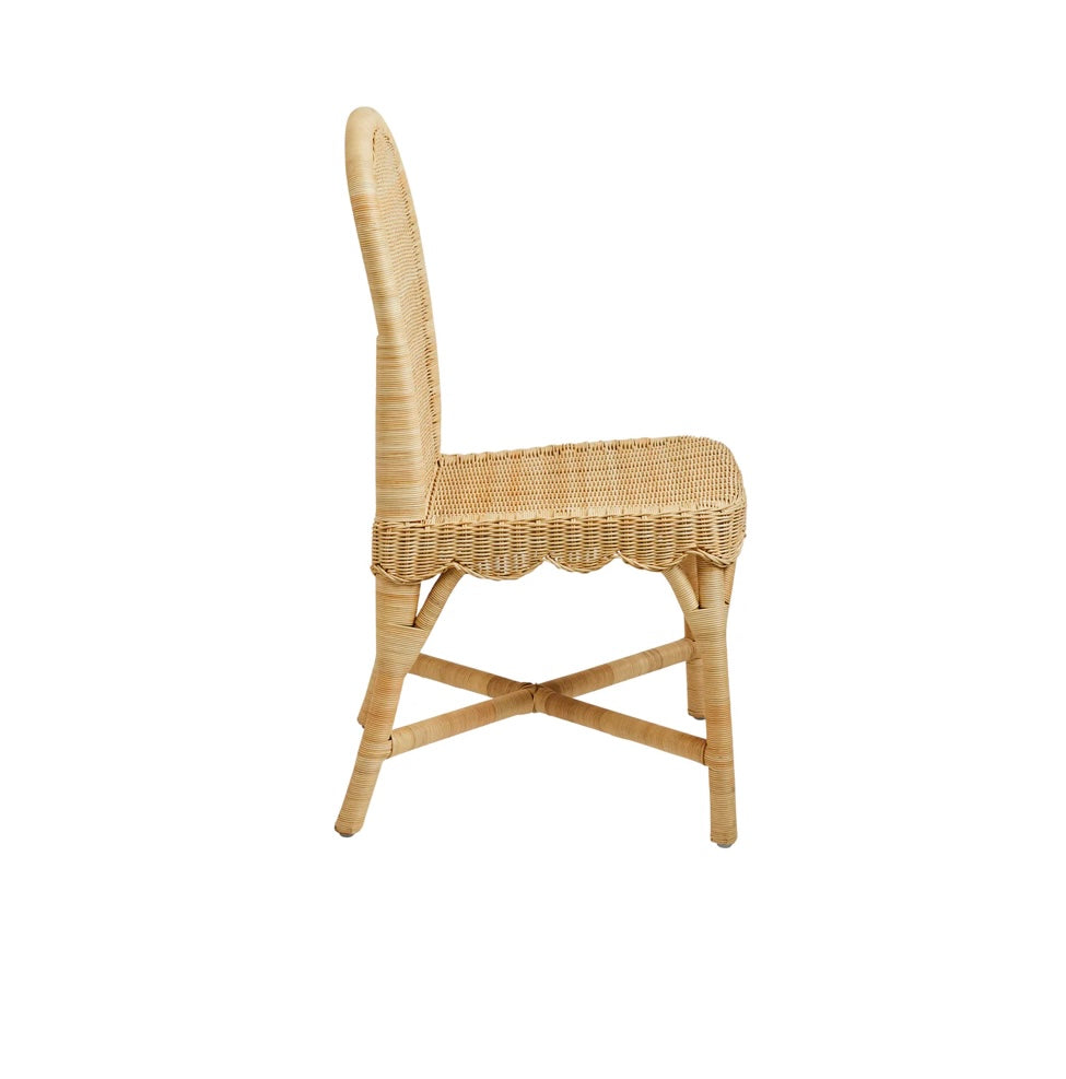 Linton Scalloped Side Chair