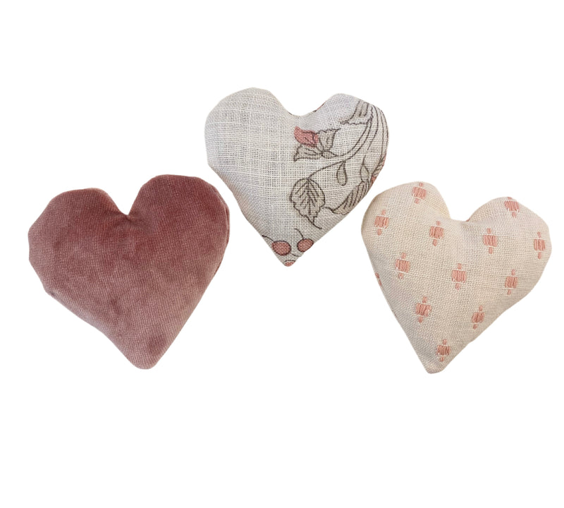 Mini Heart Sachets- Set of 3