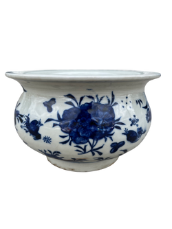 Peony Fluted Pot