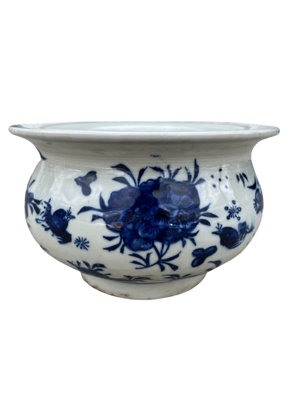 Peony Fluted Pot