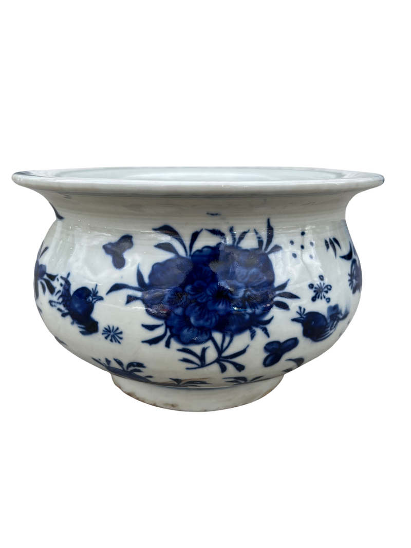 Peony Fluted Pot