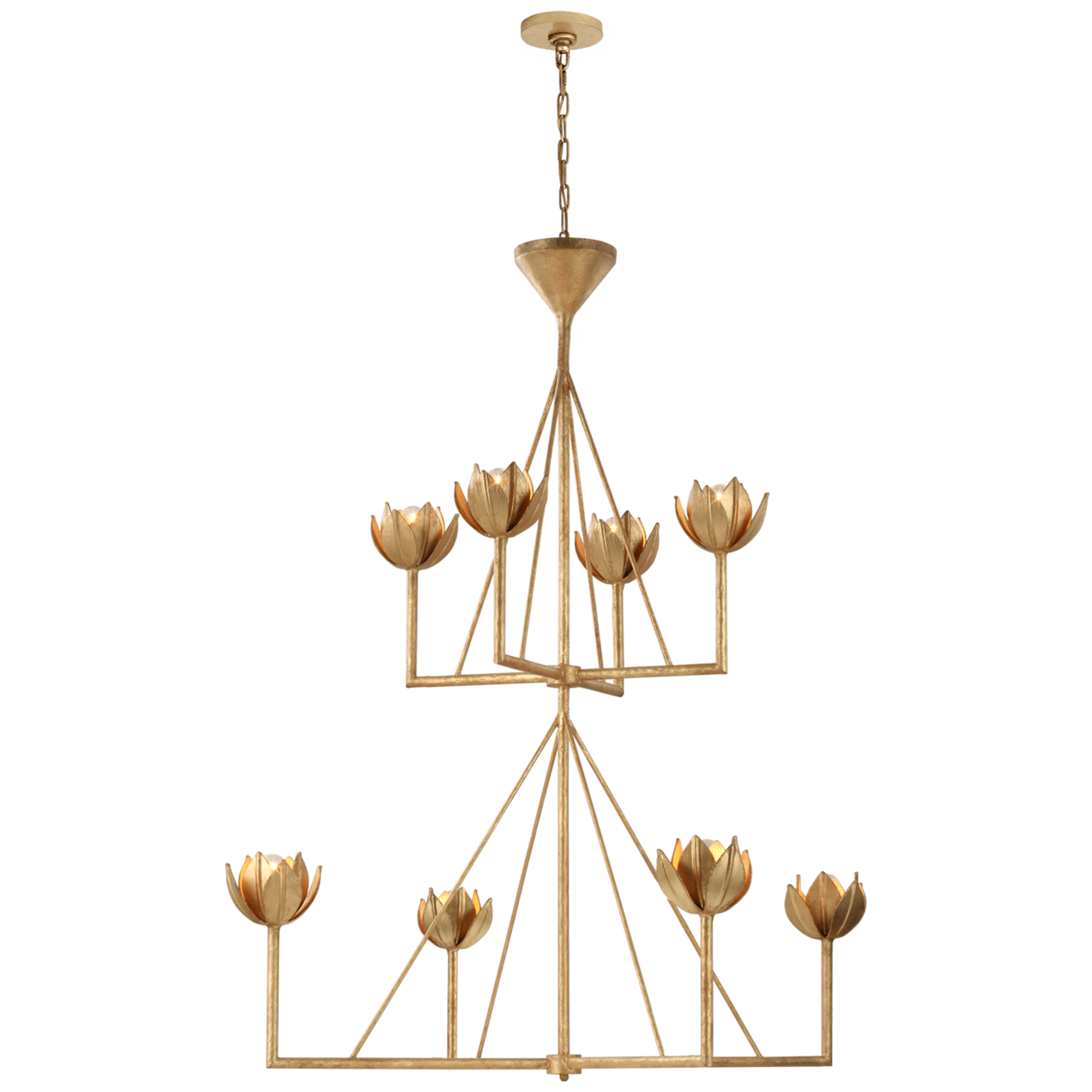 Alberto Large Two Tier Chandelier