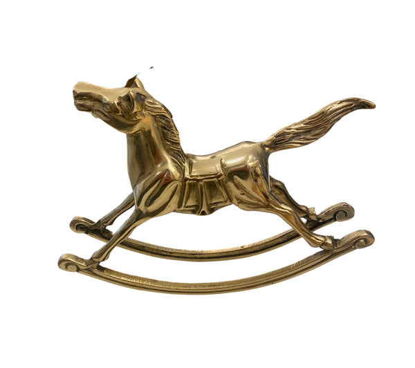 Solid Brass Vintage Rocking Horses