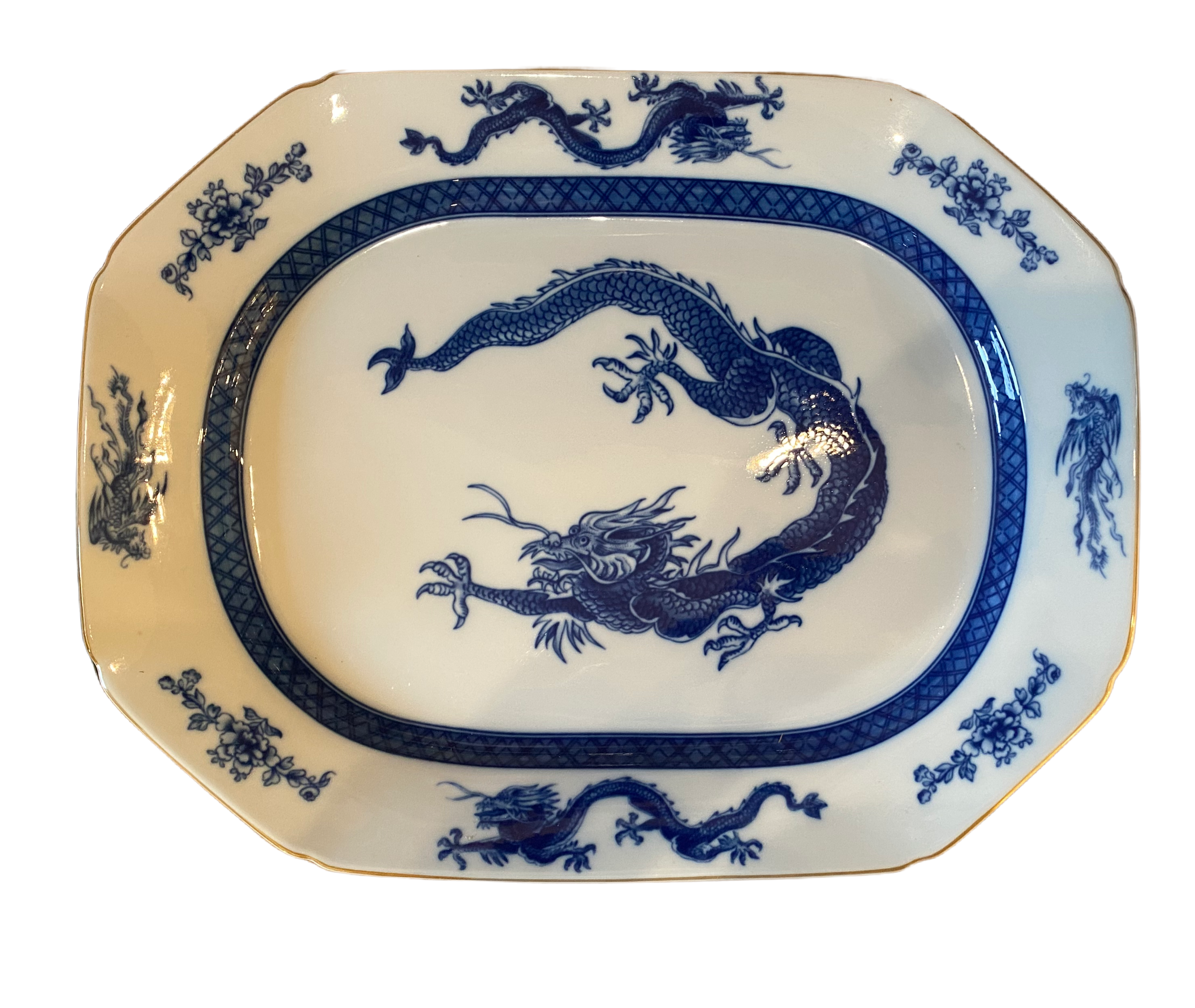 Mottahedeh Blue Dragon Cup & Saucer - Thumbnail 4