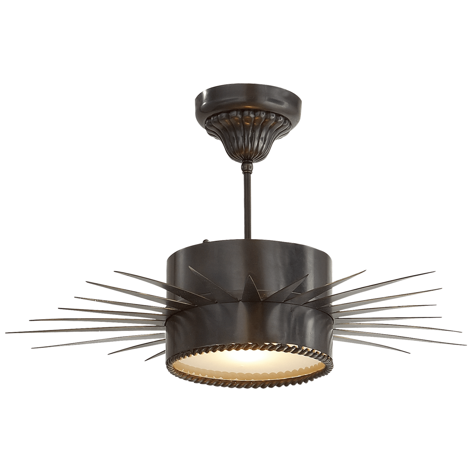 Soleil Medium Semi-Flush