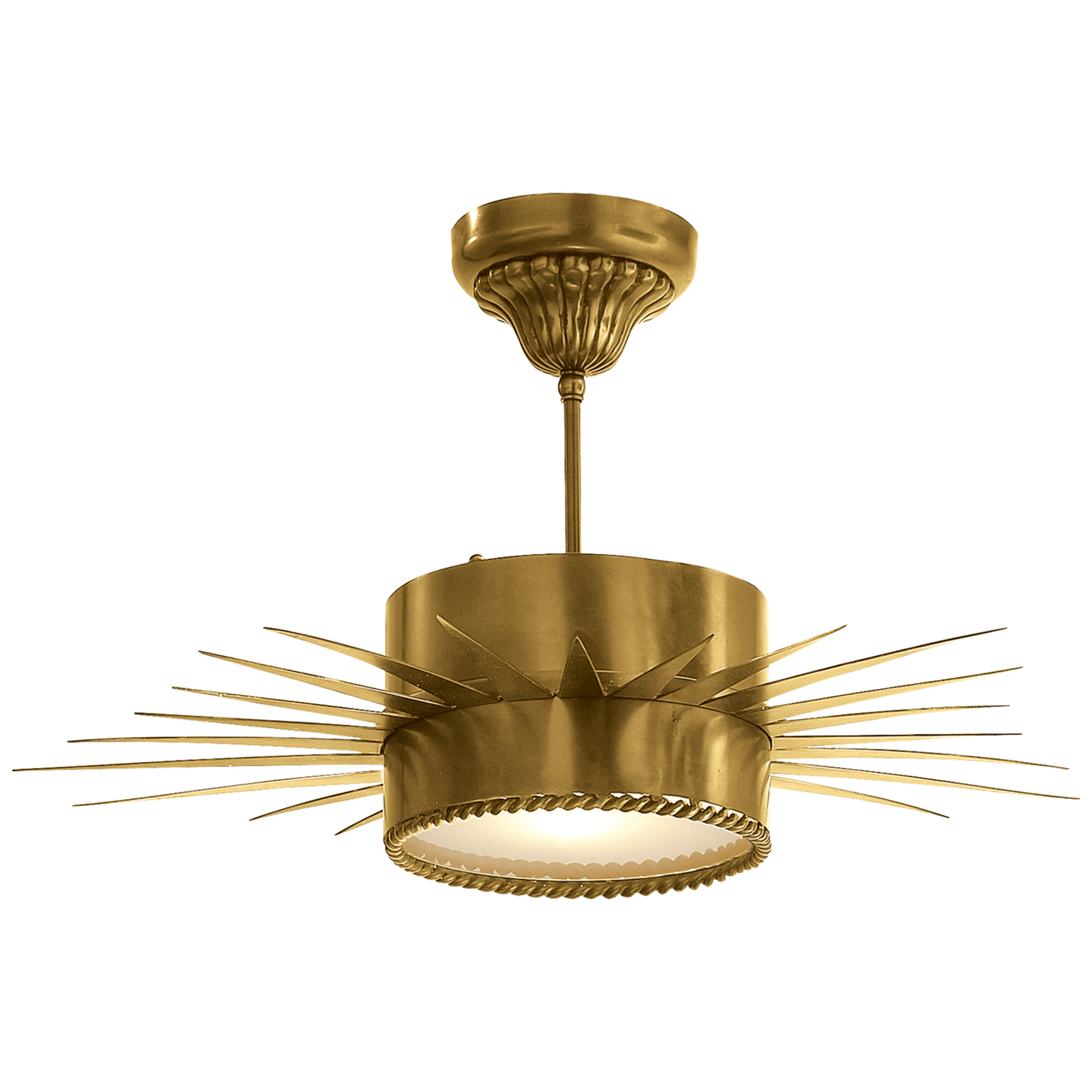 Soleil Medium Semi-Flush