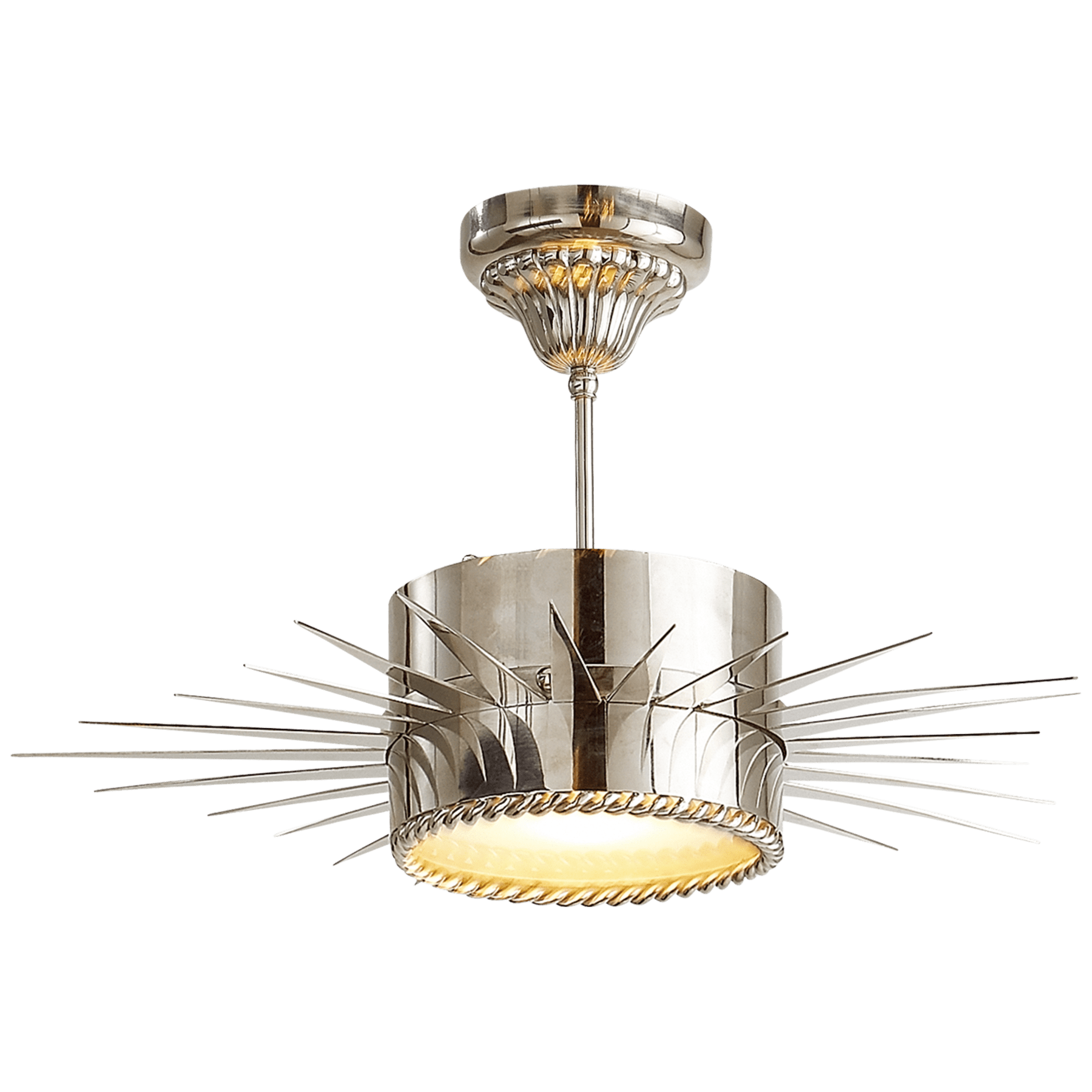 Soleil Medium Semi-Flush